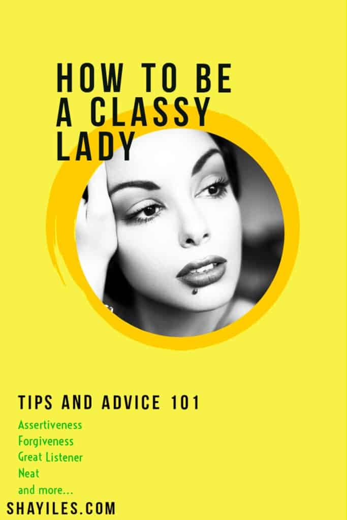 how to be a classy lady 