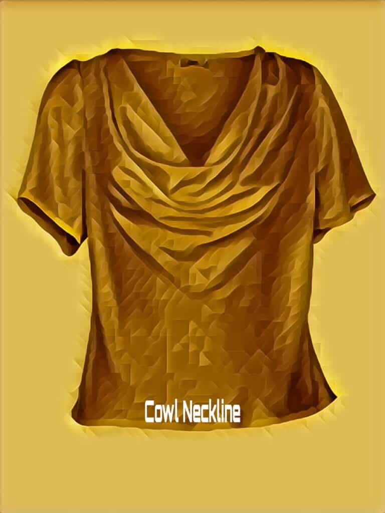 what are the different types of neckline - cowl neckline