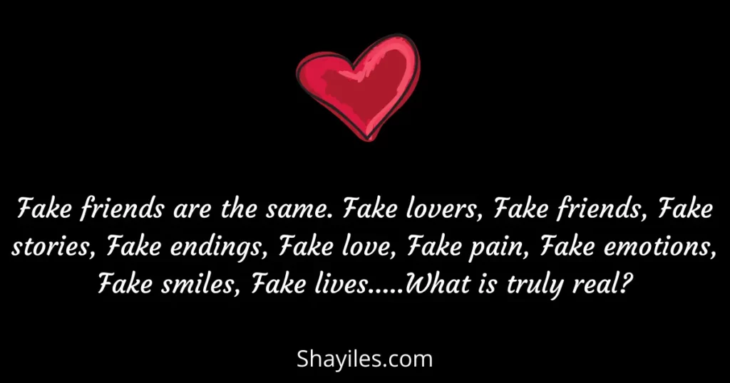 Love is fake quotes