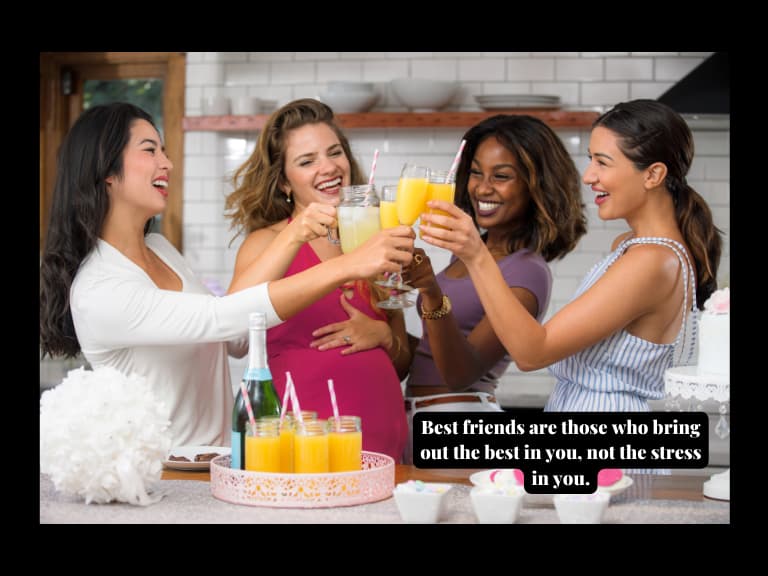true loyal friendship quotes best friends gathered around a kitchen table